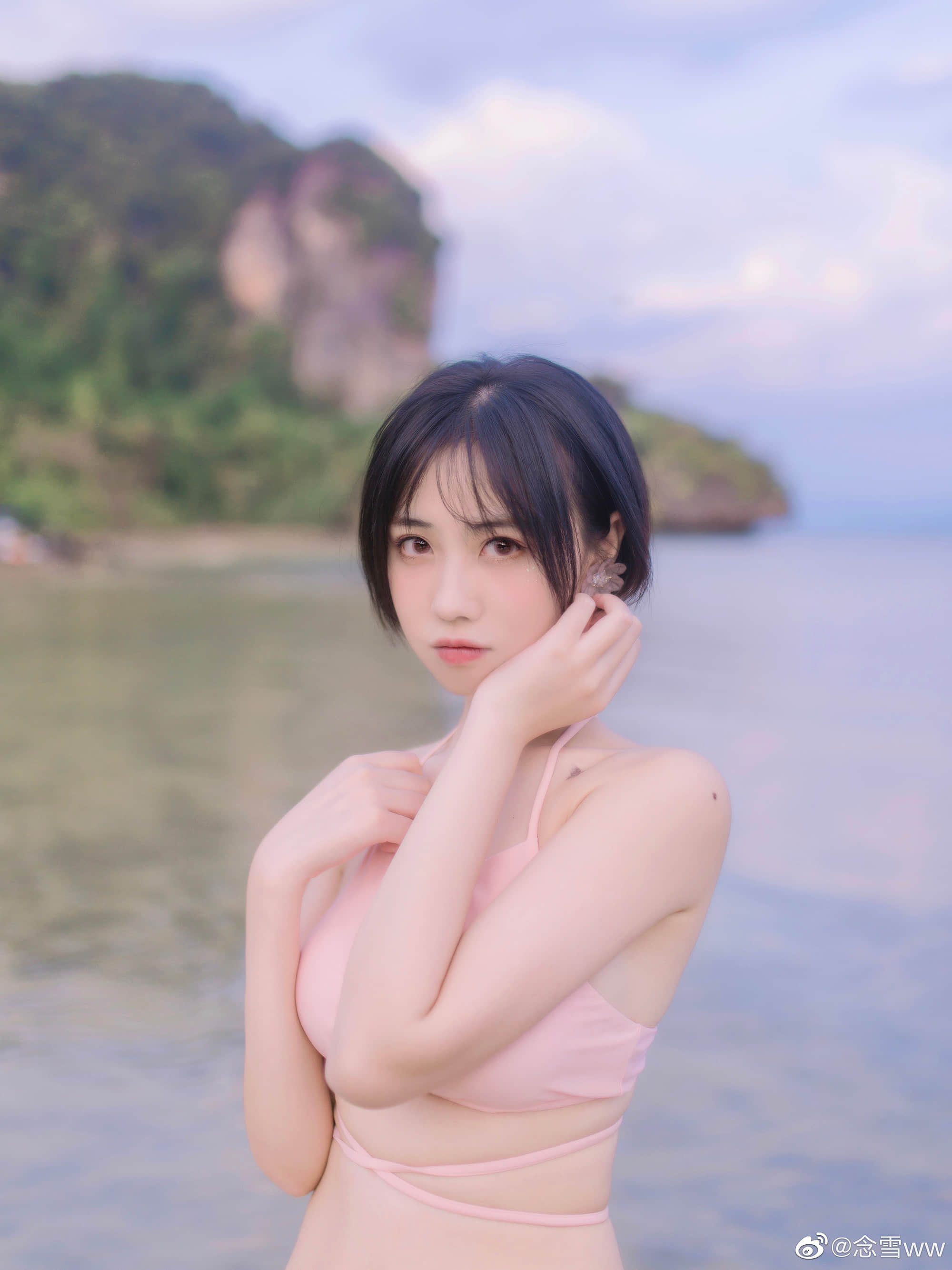 美女写真 粉紫色的浪漫小世界1